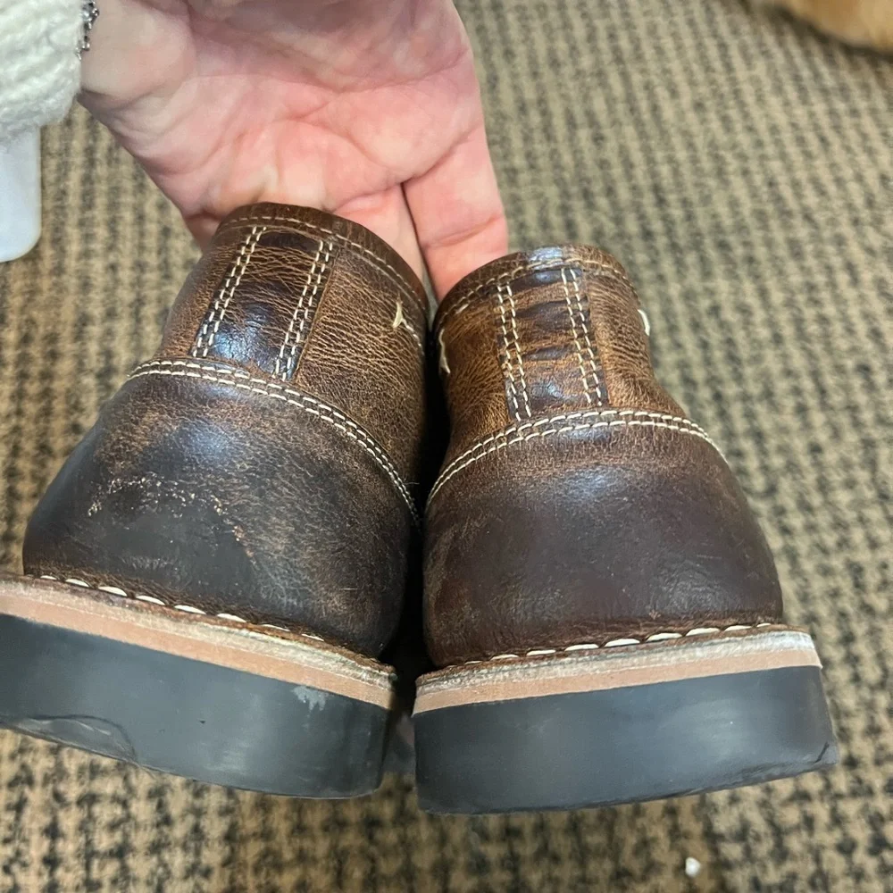 Steve Madden P-Ivon Wood 982 Chukka Ankle Boots Leather